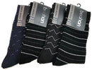 18 Pairs COTTON BUSINESS SOCKS Mens Dress Crew Plain Work Casual  BULK - Black - 6-11