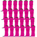 24x Womens Leg Warmers Disco Winter Knit Dance Party Crochet Legging Socks Costume - Purple