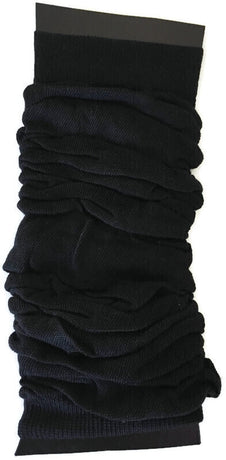 24 LEG WARMERS Knitted Womens Neon Party Knit Ankle Fluro Dance Costume 80s BULK - Black