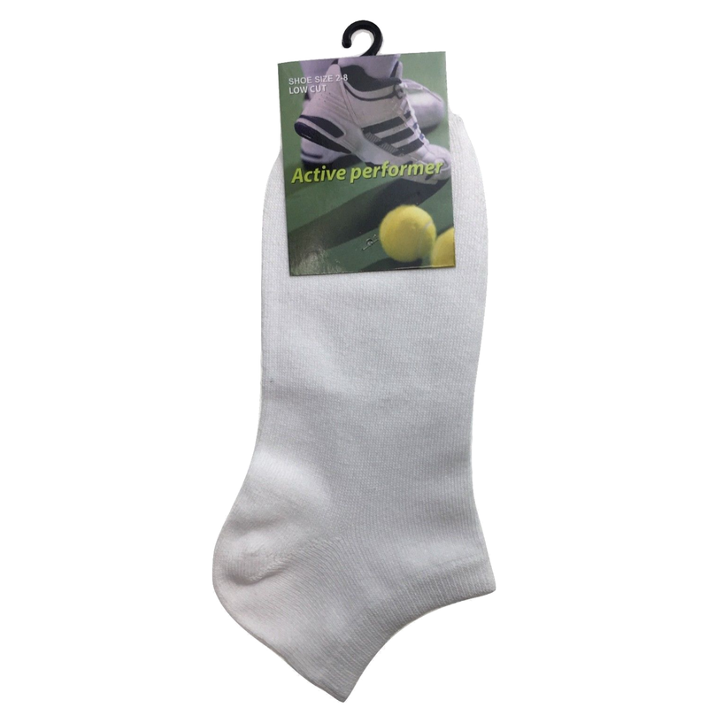 24x COTTON ANKLE SOCKS Sport Low Cut Mens Womens Running  BULK Anklet - Mixed Colour Pack - 2-8