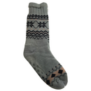 1 Pair Mens Non Slip Thick Fur Warm Winter Bed Socks Thermal Warm Cushion - One Size