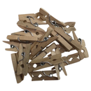 600pcs MINI WOODEN PEGS Natural Craft Baby Shower Clothes Line Pin BULK 35mm