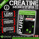 1KG Creatine Monohydrate Powder HPLC Tested Gym Workout Enhancer Micronised Supplement