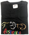 Adult Australia T Shirt Kangaroo Koala 100% Cotton Souvenir Tee Top - Black - XL