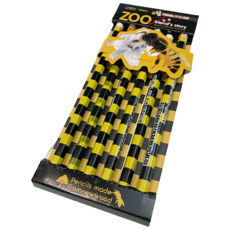 72pcs ZOO Animal Pencil Set Jungle Kids Party Favours - Honeybee