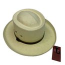 DENTS Paper Straw Hat Wide Brim Sun Beach Gold Cap Summer Natural Protection - Small/Medium
