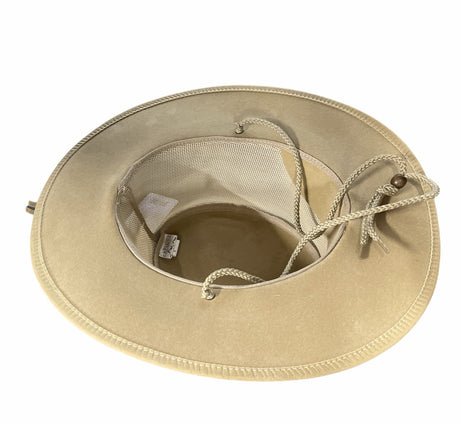 Dents Cooler Western Wide Brim Hat Sun Summer Outback Breathable - Stone - X-Large