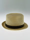 Dents Mens Straw Hat Toyo Trilby Fedora Summer Sun Stingy Brim  - Natural/Brown - S/M