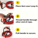 24-Inch Heavy-Duty Storage Strap with Handle – Cord, Hose & Cable Organiser