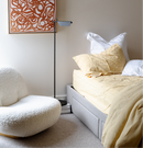 100% Cotton Muslin Duvet Quilt Cover Set w/ 2 Pillow Cases in Yellow - Double