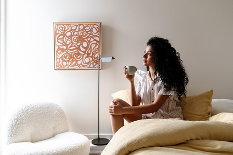 100% Cotton Muslin Duvet Quilt Cover Set w/ 2 Pillow Cases in Yellow - Double