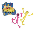 3x Bendy Smiley Man - Assorted