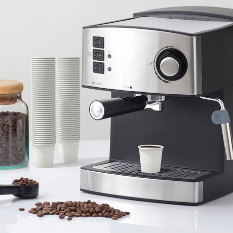 2400x 4oz Premium Small Paper Coffee Cups Espresso Macchiato Piccolo Short Black in White