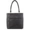 Pierre Cardin Womens Leather Perforated Shoulder Bag with stud Detailing - Black