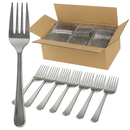 1200x Reusable Plastic Forks Cutlery Bulk BPA Free Extra Strong - Gloss Silver