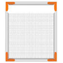 11x25mm Rolltrak Flyscreen Corner Stake (1 pack of 50) Black Plastic