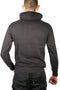 Adult Mens 100% Cotton Fleece Hoodie Jumper Pullover Sweater Warm Sweatshirt - Black