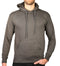 Adult Mens 100% Cotton Fleece Hoodie Jumper Pullover Sweater Warm Sweatshirt - Charcoal grey