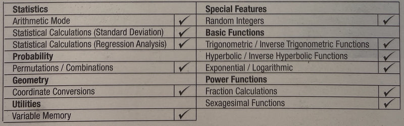 3x Scientific Calculator Universal Student Office Maths Mathematics School
