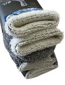 6 Pairs Heavy Duty Wool Blend Work Socks Extra Thick Cushion in Assorted Colours - 6-11