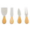 AVALON 4 PIECE WOOD HANDLE CHEESE KNIFE SET