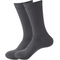 BAMBOO SOCKS Crew Natural Eco Healthy Enviro Unisex Work Anti-Bacterial Business - Charcoal - 2-8