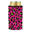 80s Leopard Print Stubby Cooler - Standard