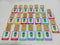 Bamboo facial dominos Set of 20