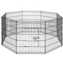 30" 8 Panel Pet Dog Playpen Puppy Exercise Cage Enclosure Fence Play Pen