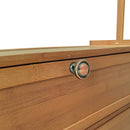 100cm Clothes Rack Stand Storage Shelves Modern Coat Tree