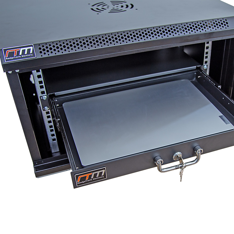 19" 6U Wall Mount Network DVR NVR Data Cabinet Enclosure