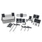 Slatwall Storage Pack of 6 White PVC Panels - Retail Display Garage Storage + Hooks