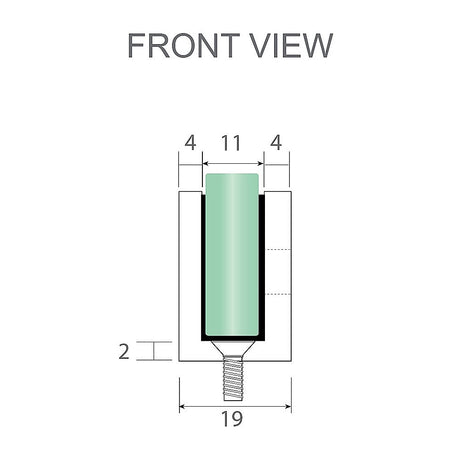120x70cm Corner Frameless Shower Screen with White Brackets and SS Hinges, Square Knob Handle