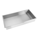 641 x 336 x 101mm Shower Niche Single Shelf Organizer No Tile Needed in Stainless Steel