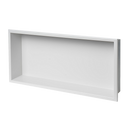 641 x 336 x 101mm Shower Niche Single Shelf Organizer No Tile Needed in White