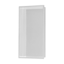 641 x 336 x 101mm Shower Niche Single Shelf Organizer No Tile Needed in White