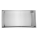 641 x 336 x 101mm Shower Niche Double Shelf Organizer No Tile Needed in Stainless Steel Finish