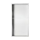 641 x 336 x 101mm Shower Niche Double Shelf Organizer No Tile Needed in White