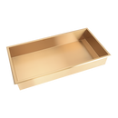 641 x 336 x 101mm Shower Niche Single Shelf Organizer No Tile Needed in Gold