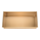641 x 336 x 101mm Shower Niche Single Shelf Organizer No Tile Needed in Gold