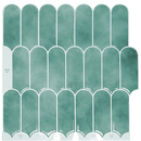 5pcs 3D Wall Stickers Self-adhesive Wallpaper Creative 3D Wallpaper Resistant High Temperature DIY Kitchen Waterproof Wallpaper For Bathroom