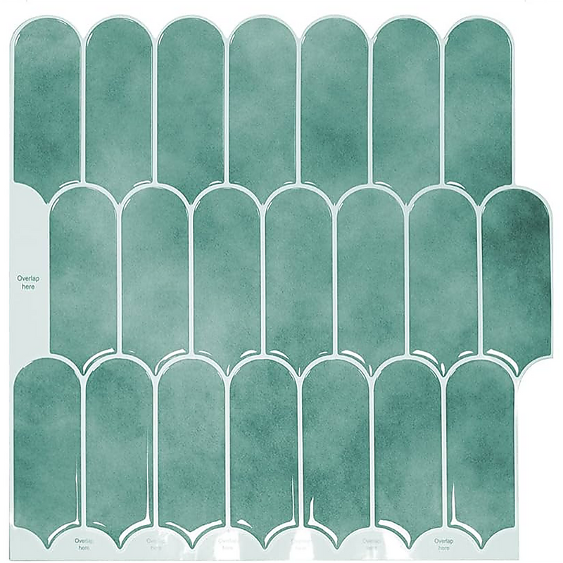 5pcs 3D Wall Stickers Self-adhesive Wallpaper Creative 3D Wallpaper Resistant High Temperature DIY Kitchen Waterproof Wallpaper For Bathroom