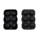 2x Ice Cube Tray Ball Mould Cube Silicone For Whisky Cocktails
