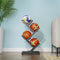 Ball Trolley Rack Display Stand Basketball Football Storage