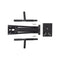 Wall Mounted Pull Up Bar 2 IN 1 Pull Up Dip Bar Station Outdoor Strength Training Home Gym