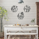3pc Metal Art Wall Décor