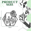 3pc Metal Art Wall Décor