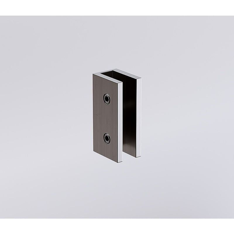 90x90cm Double Door Corner Shower – Gunmetal Wall U-Brackets with SS Hinges for Contemporary Bathrooms