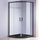 100x100cm Rounded Curved Shower Base in White