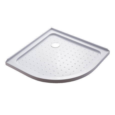 100x100cm Rounded Curved Shower Base in White